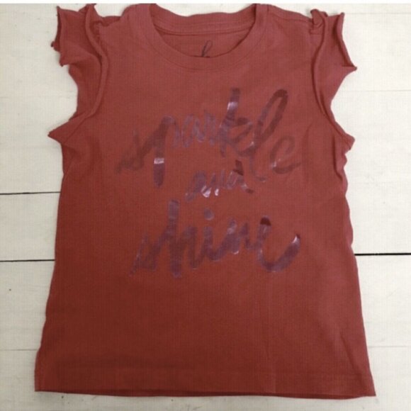 Peek Sparkle And Shine Flutter Sleeve Tee Size 12–18m - Picture 2 of 5